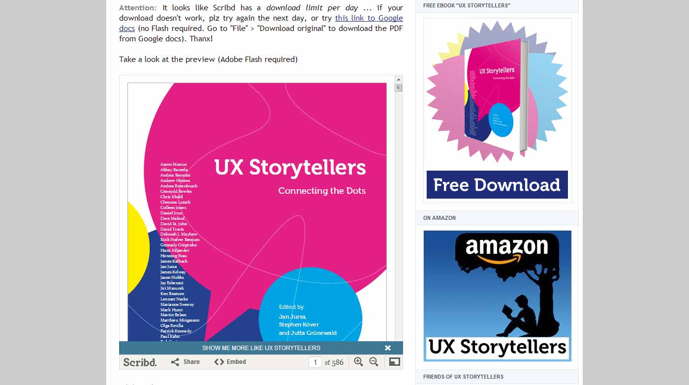 UX Storytellers - Connecting the Dots