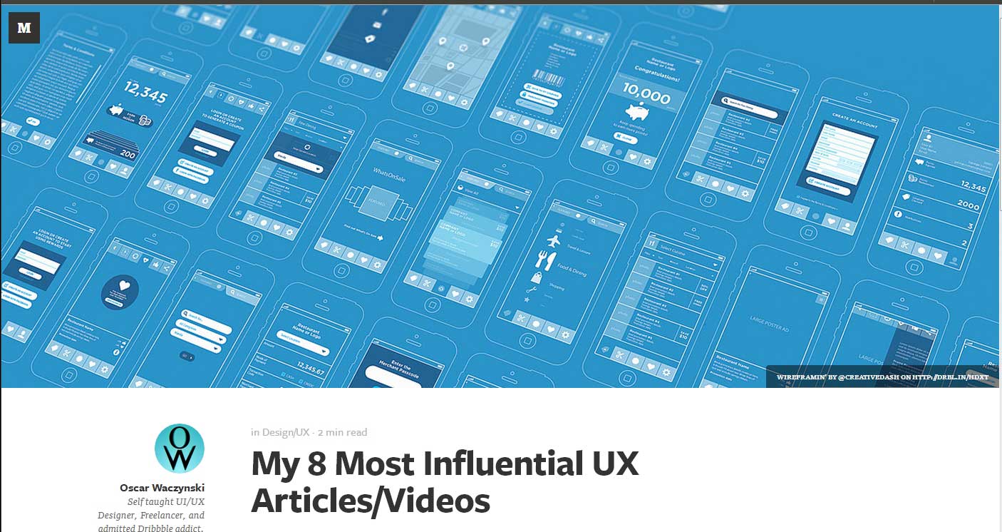 My 8 Most Influential UX Articles/Videos