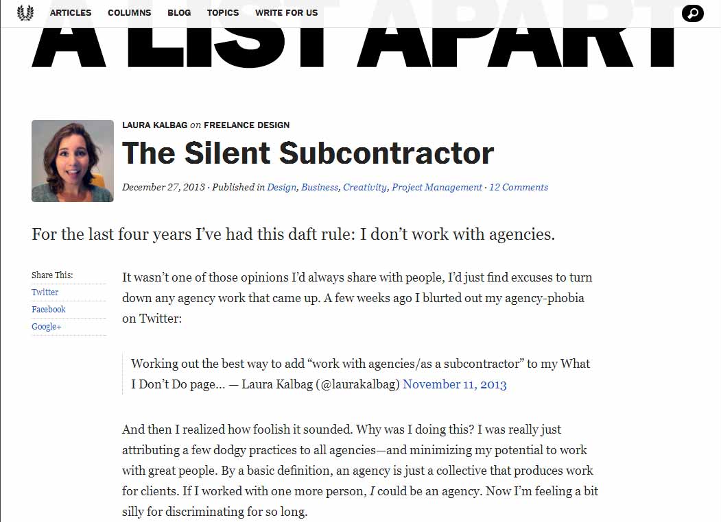 The Silent Subcontractor