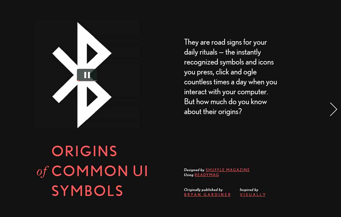 The origins of some common UI Symbols