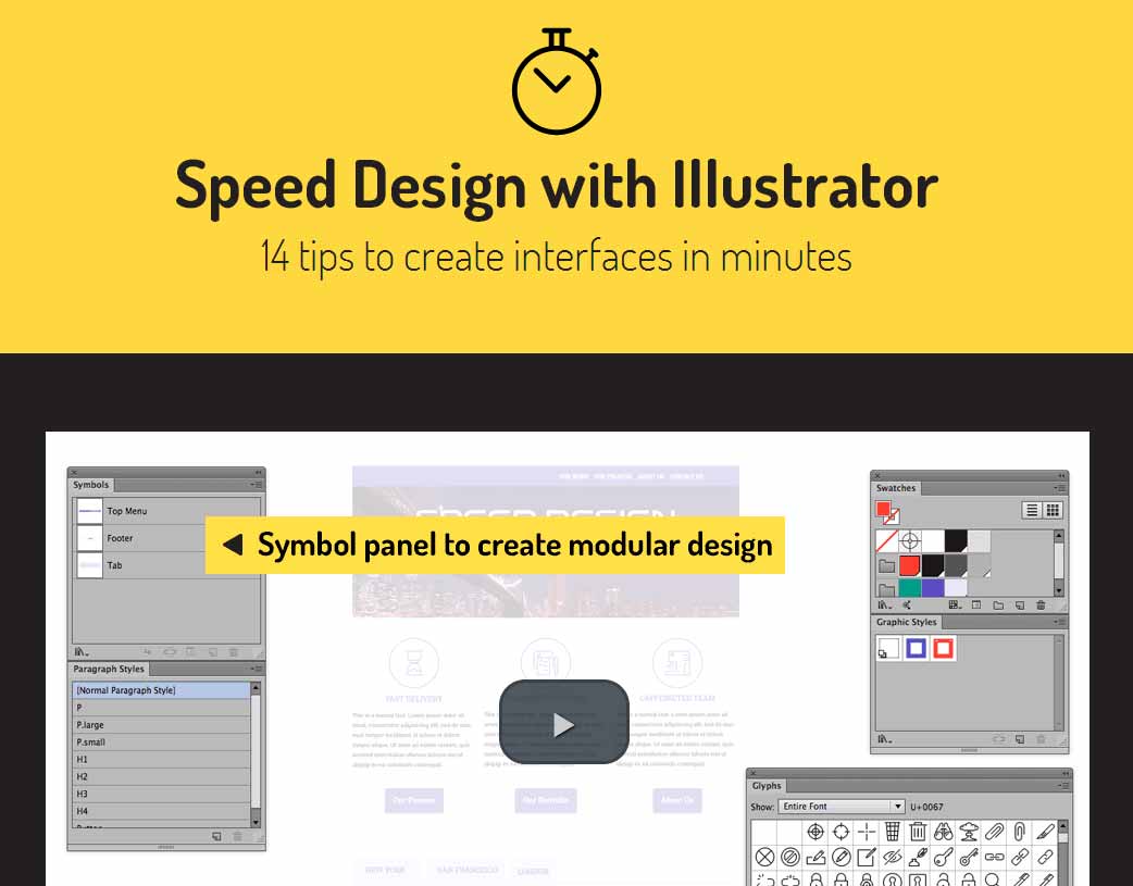 Speed Design with Illustrator 