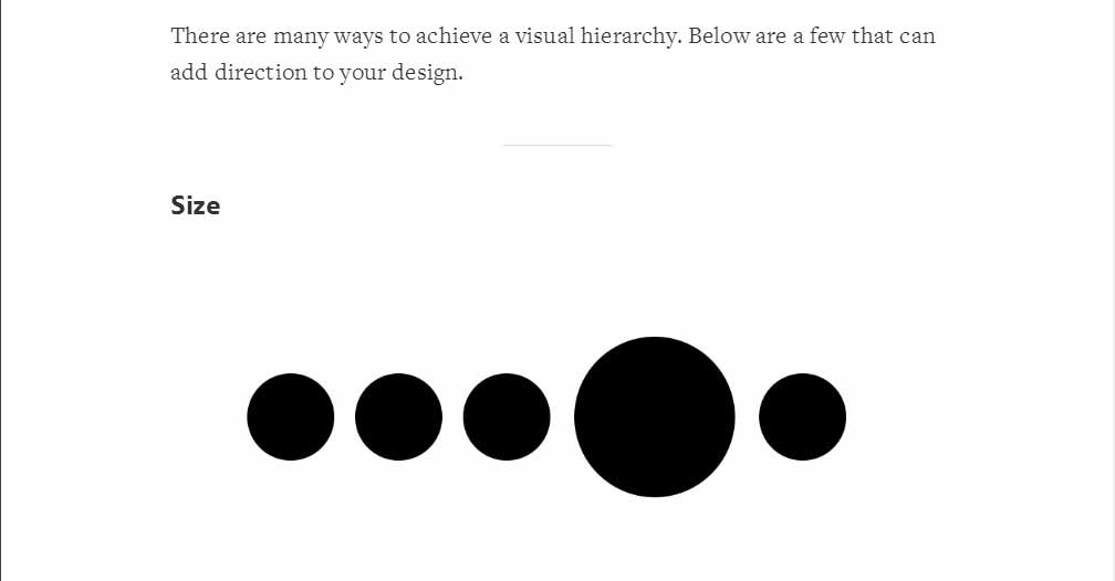  8 ways to add visual hierarchy  