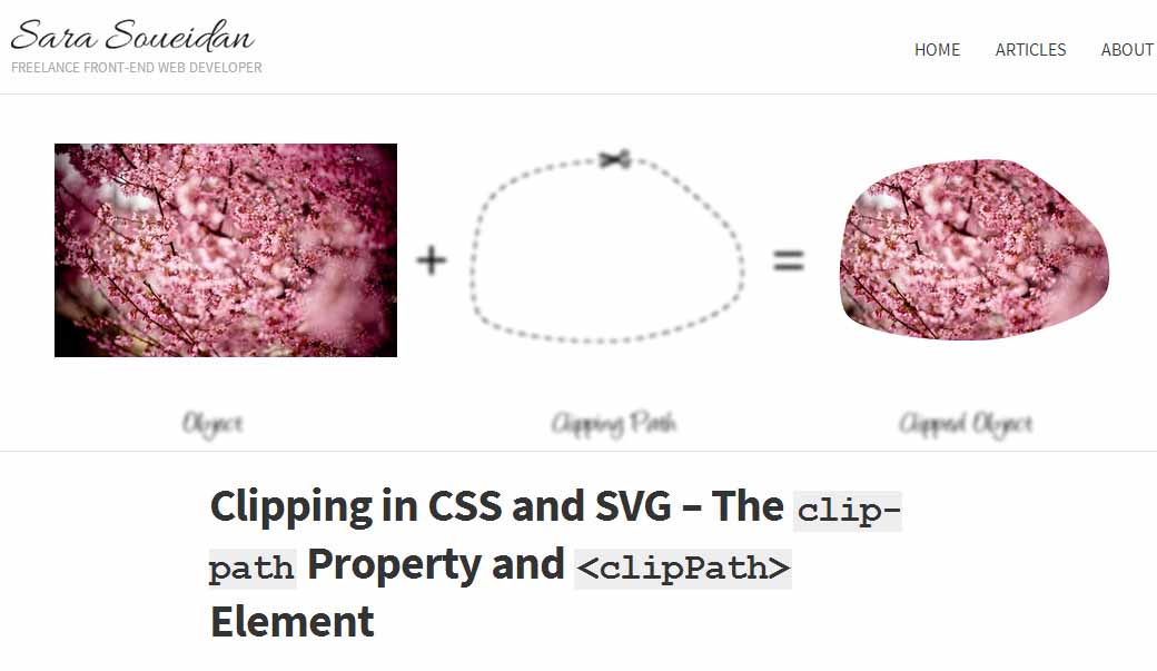 Clipping in CSS and SVG – The clip-path Property and <clipPath> Element