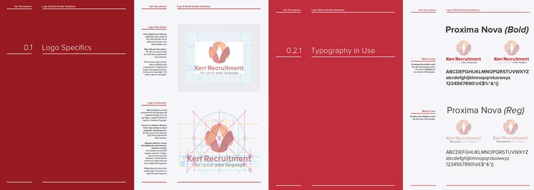14 Page Logo and Brand Identity Guidelines Template for Download