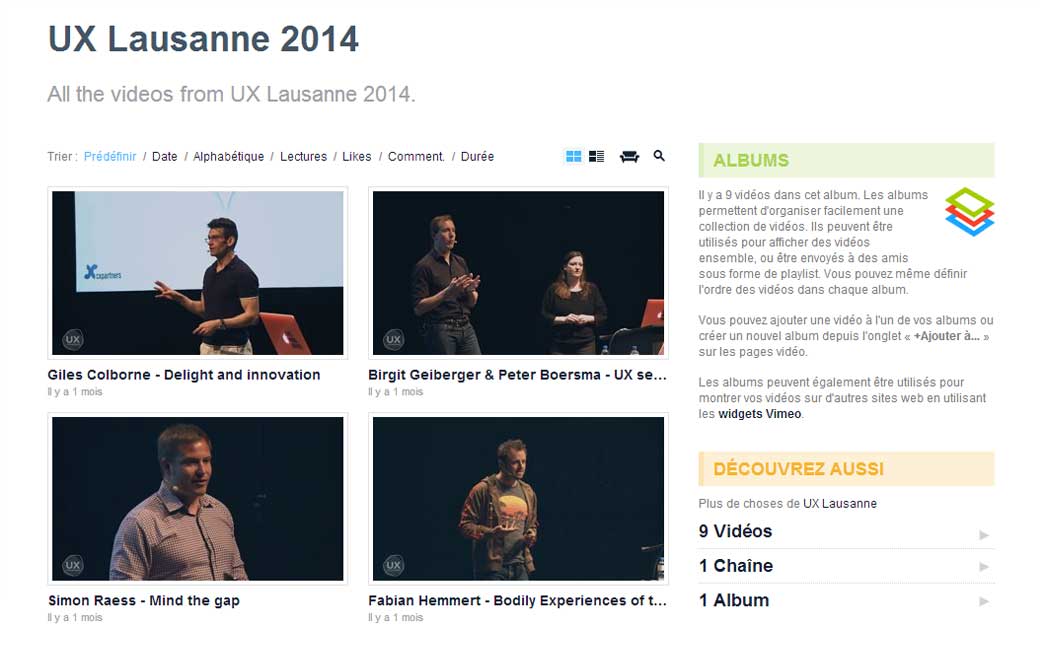 UX Lausanne 2014