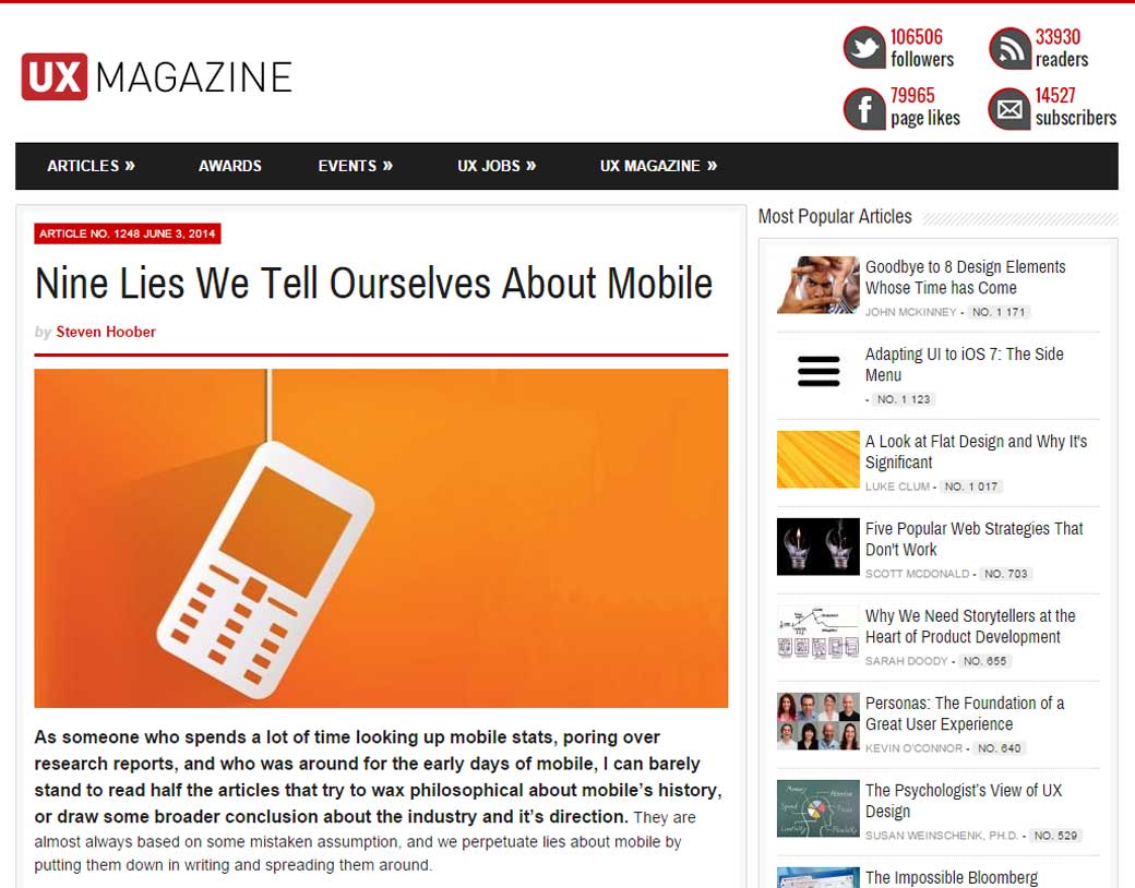 Nine Lies We Tell Ourselves About Mobile