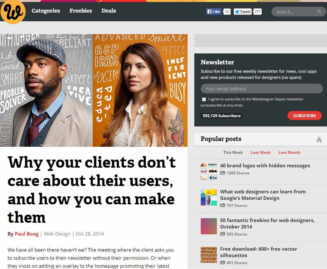 Why your clients don’t care about their users, and how you can make them
