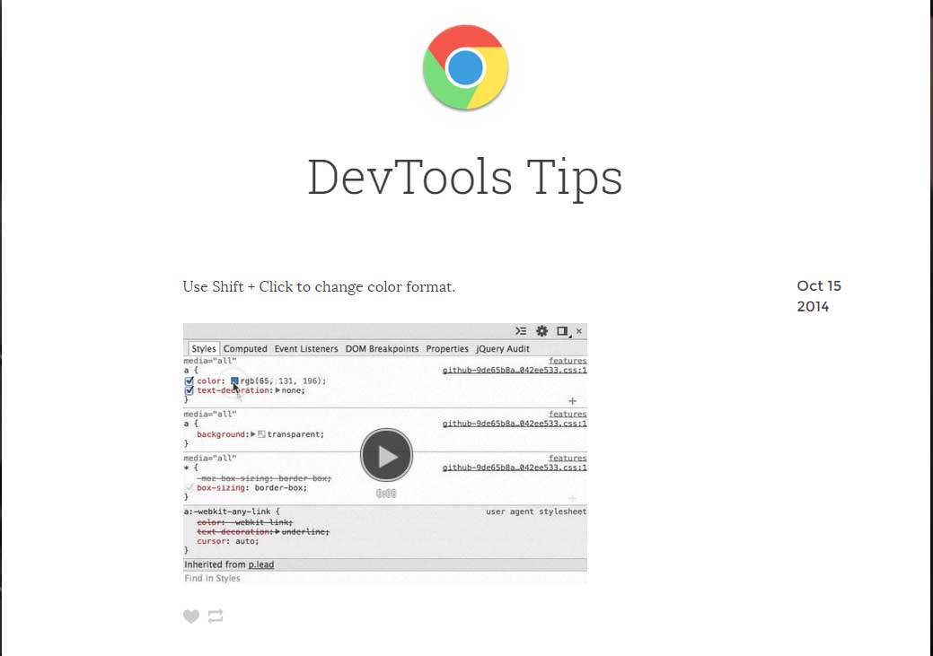 DevTools Tips