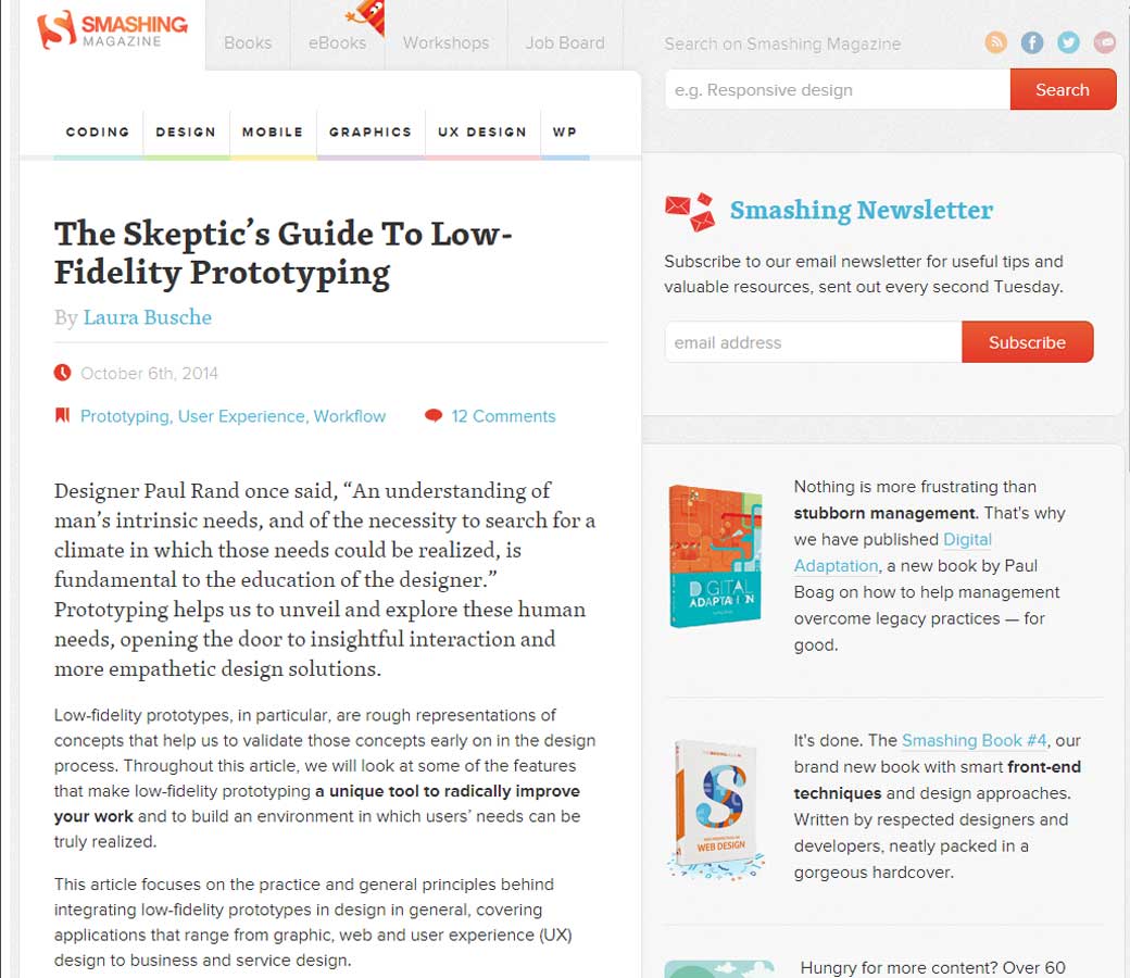 The Skeptic’s Guide To Low-Fidelity Prototyping