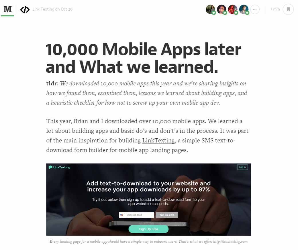 10,000 Mobile Apps later and What we learned