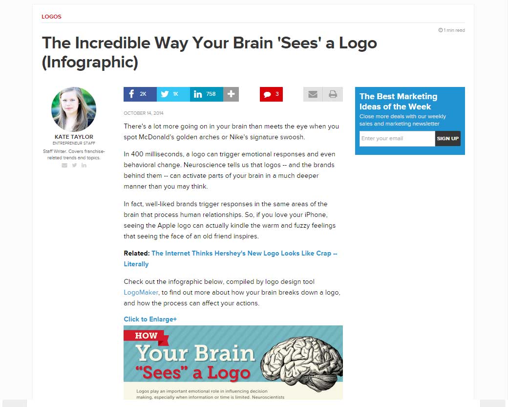 The Incredible Way Your Brain “Sees”a Logo