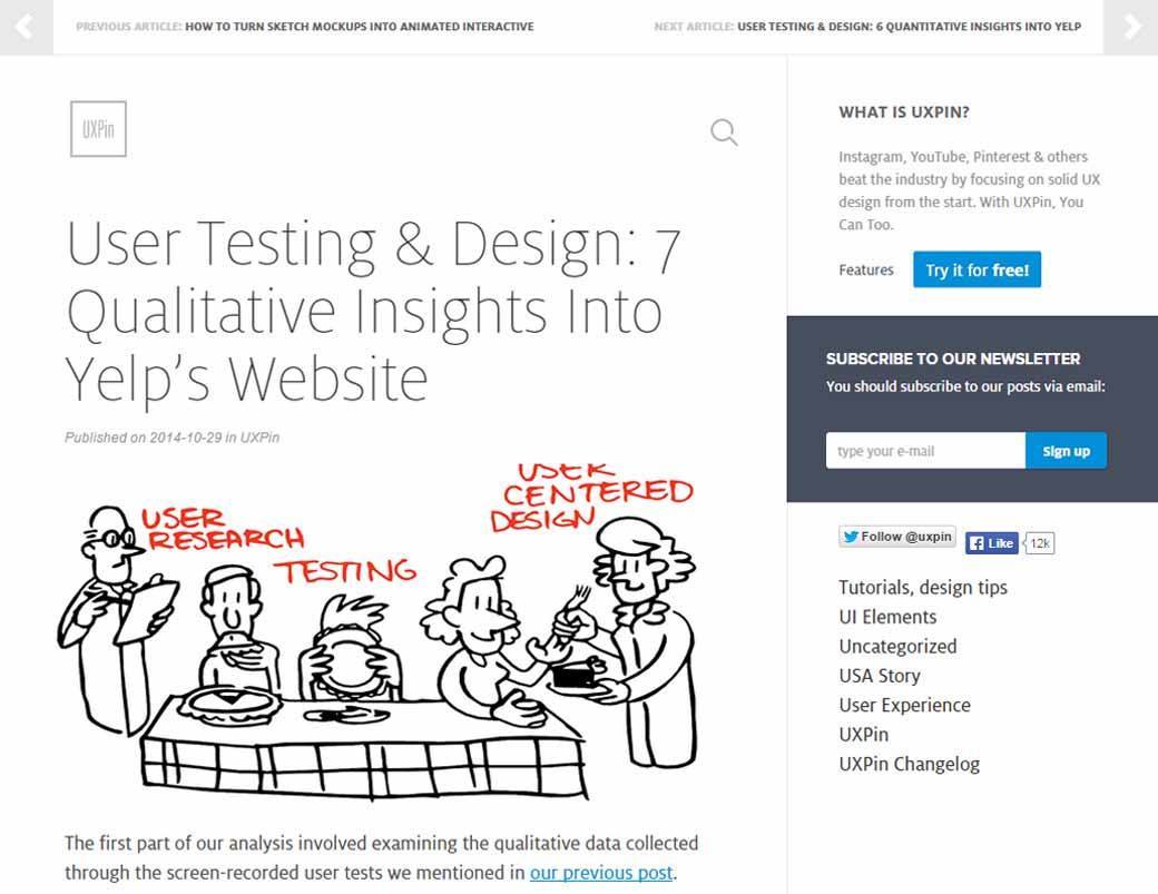 User Testing & Design: 7 Qualitative Insights Into Yelp’s Website