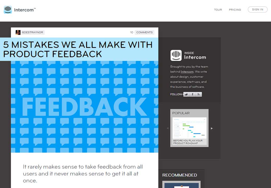 5 mistakes we all make with product feedback,