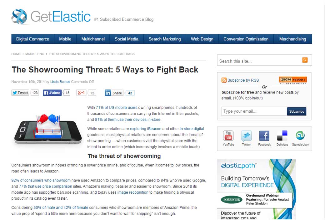 The Showrooming Threat 5 Ways to Fight Back