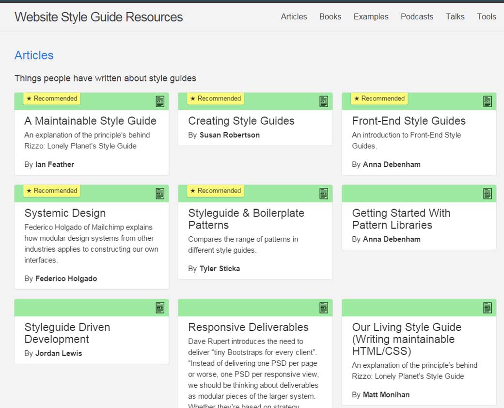 Style Guide Resources