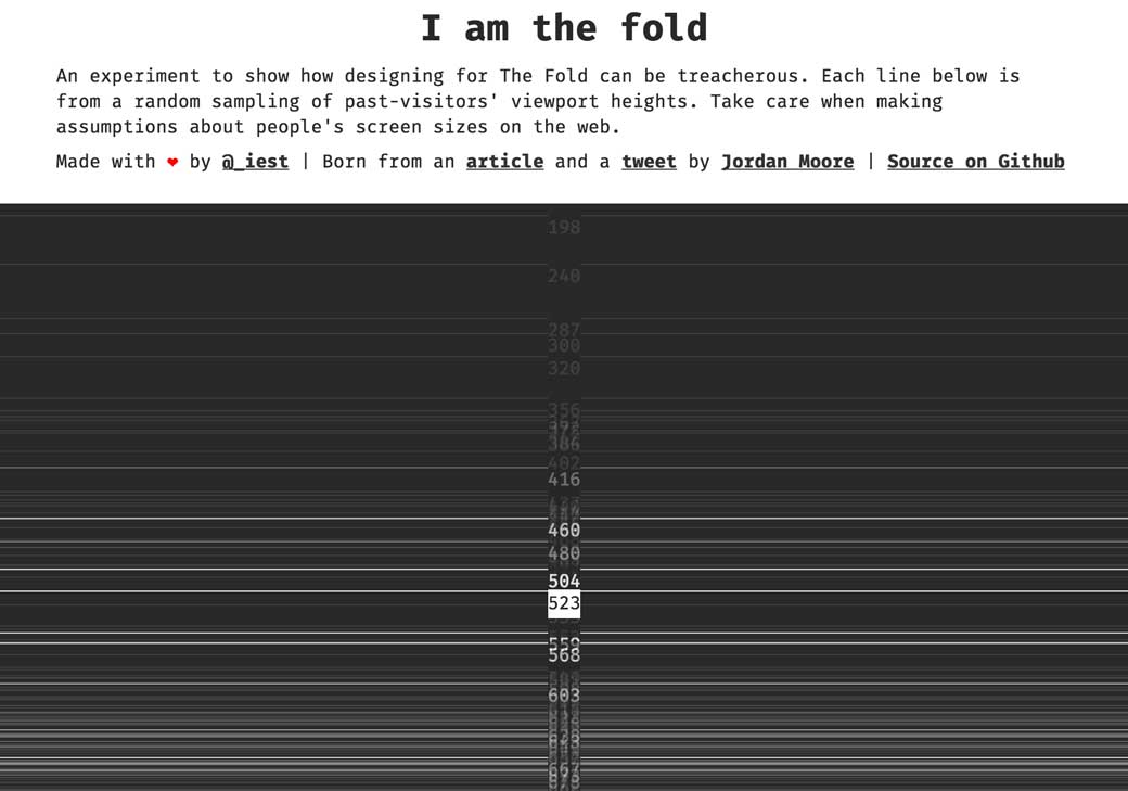 I am the fold
