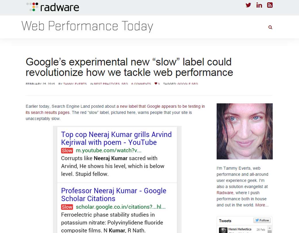 Google’s experimental new “slow” label could revolutionize how we tackle web performance