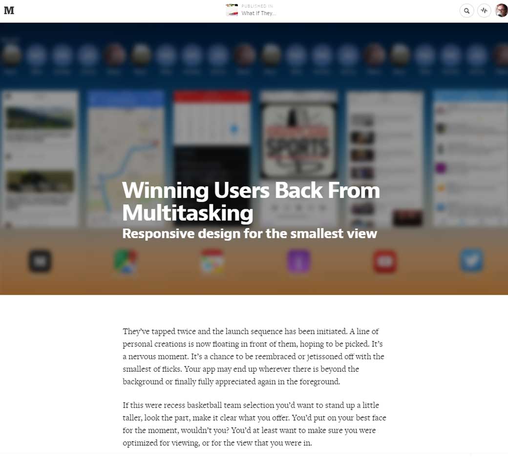 Getting Users Back From Multitasking