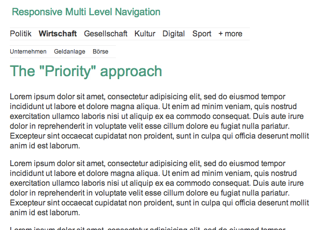 The Priority+ Navigation Pattern