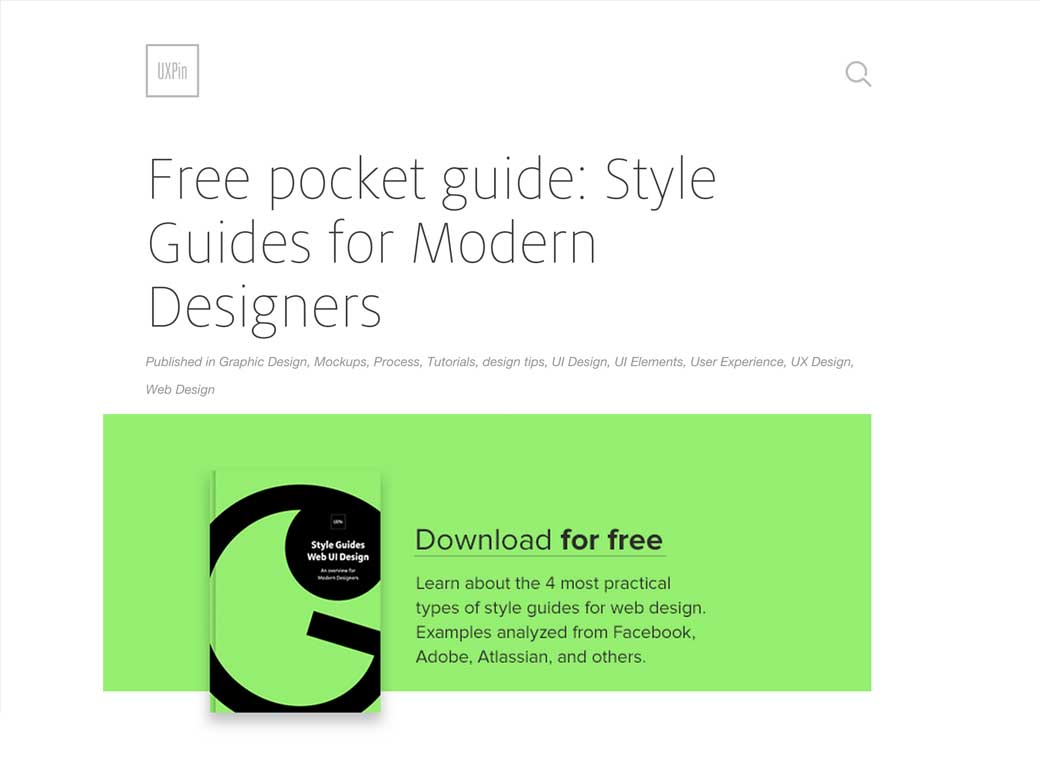 Style Guides for Modern Designers