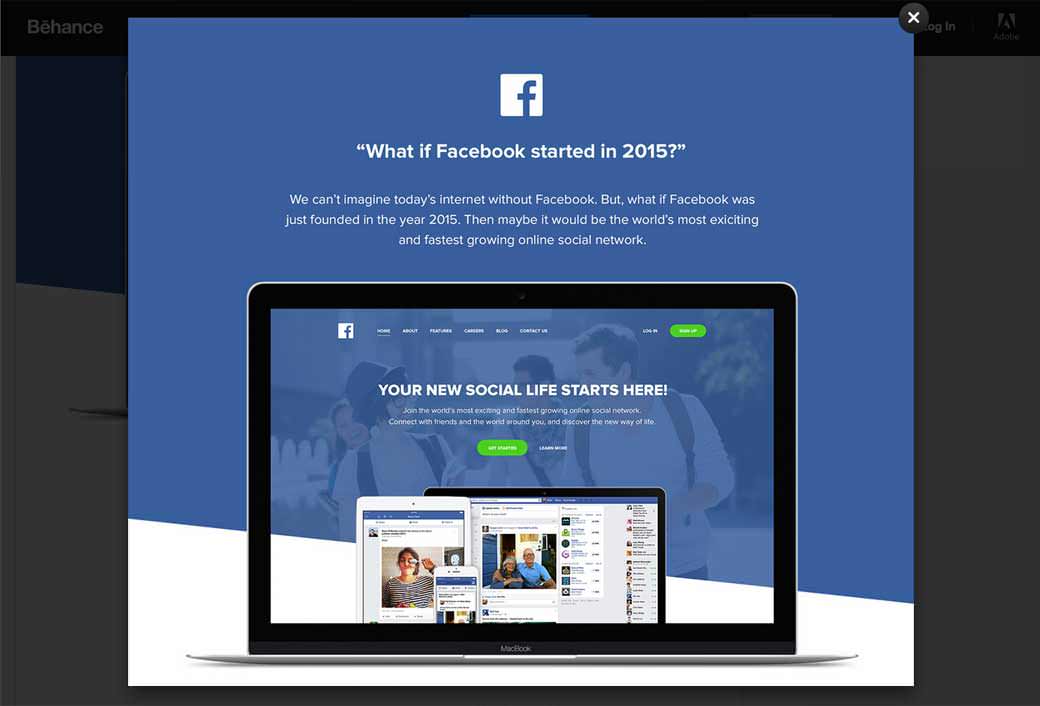What if Facebook started in 2015