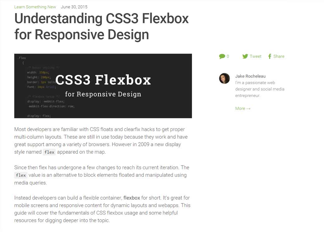Understanding CSS3 Flexbox for Responsive Design