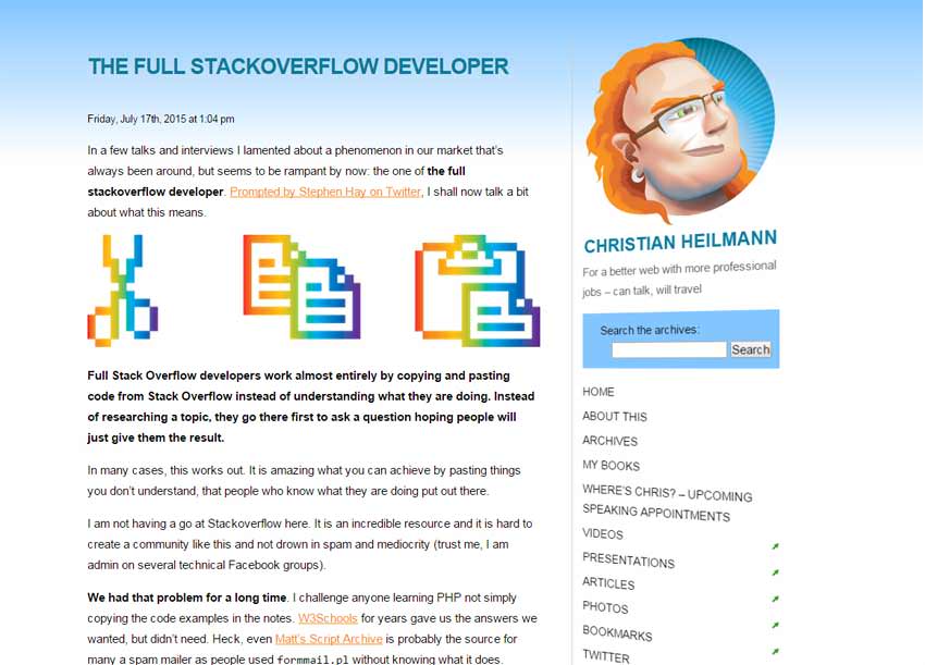 The Full Stackoverflow developer