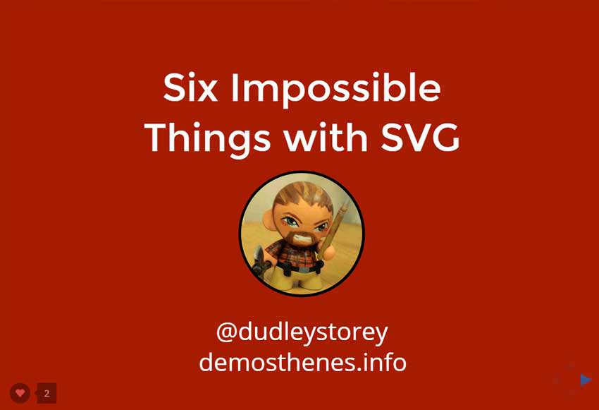 Six Impossible Things with SVG