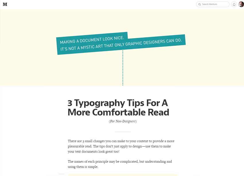 3 Typography Tips For A More Comfortable Read