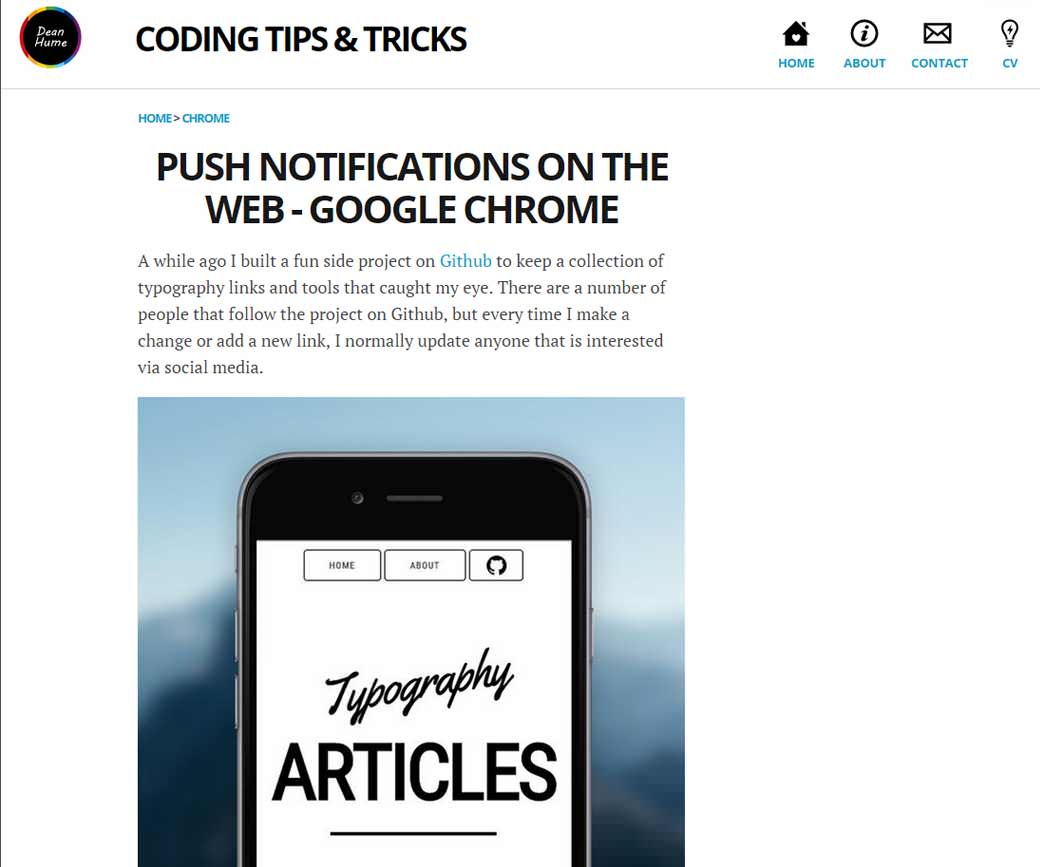 Push notifications are coming into Chrome mobile
