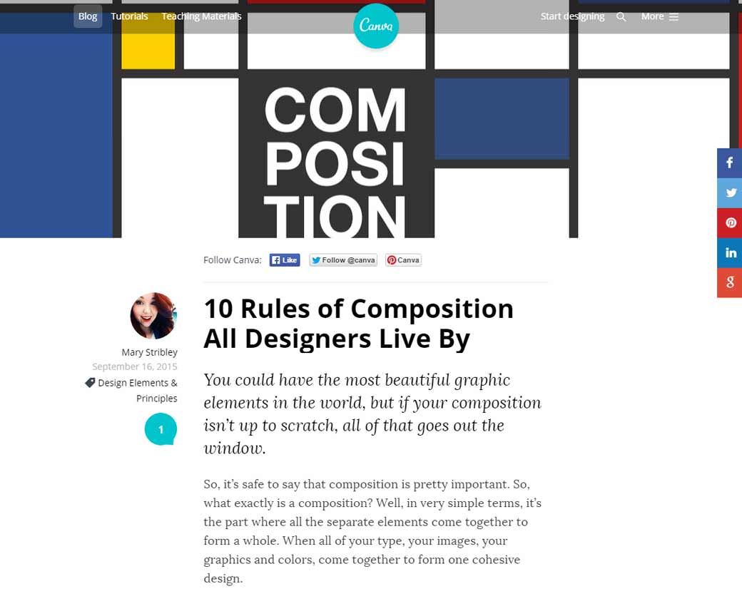 10 Rules of Composition All Designers Live By