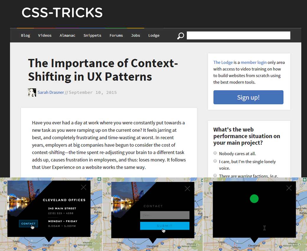 The Importance of Context-Shifting in UX Patterns