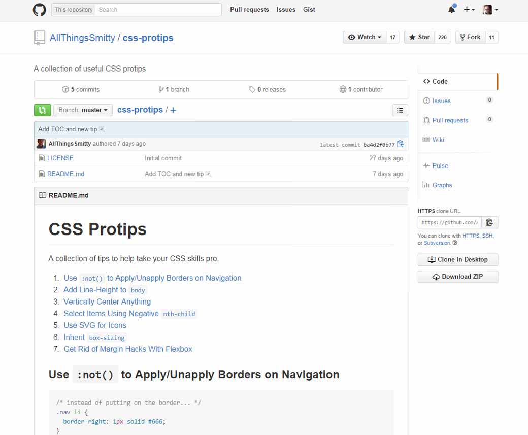 CSS Protips