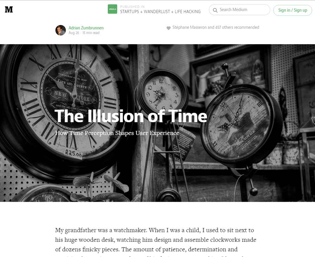 The Illusion of Time - How Time Perception Shapes User Experience
