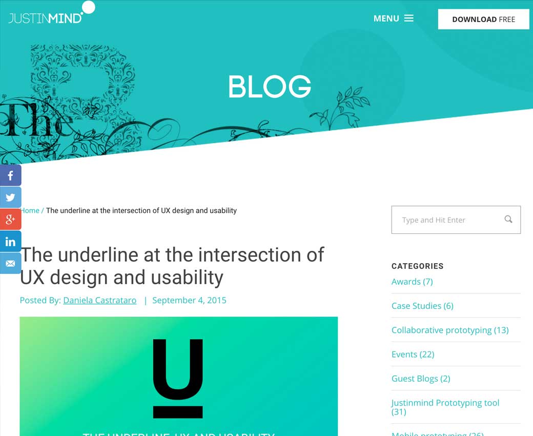 The underline at the intersection of UX design and usability,