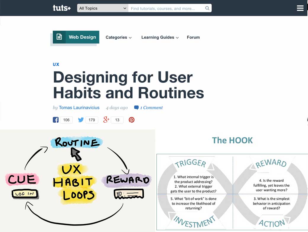 Designing for User Habits and Routines