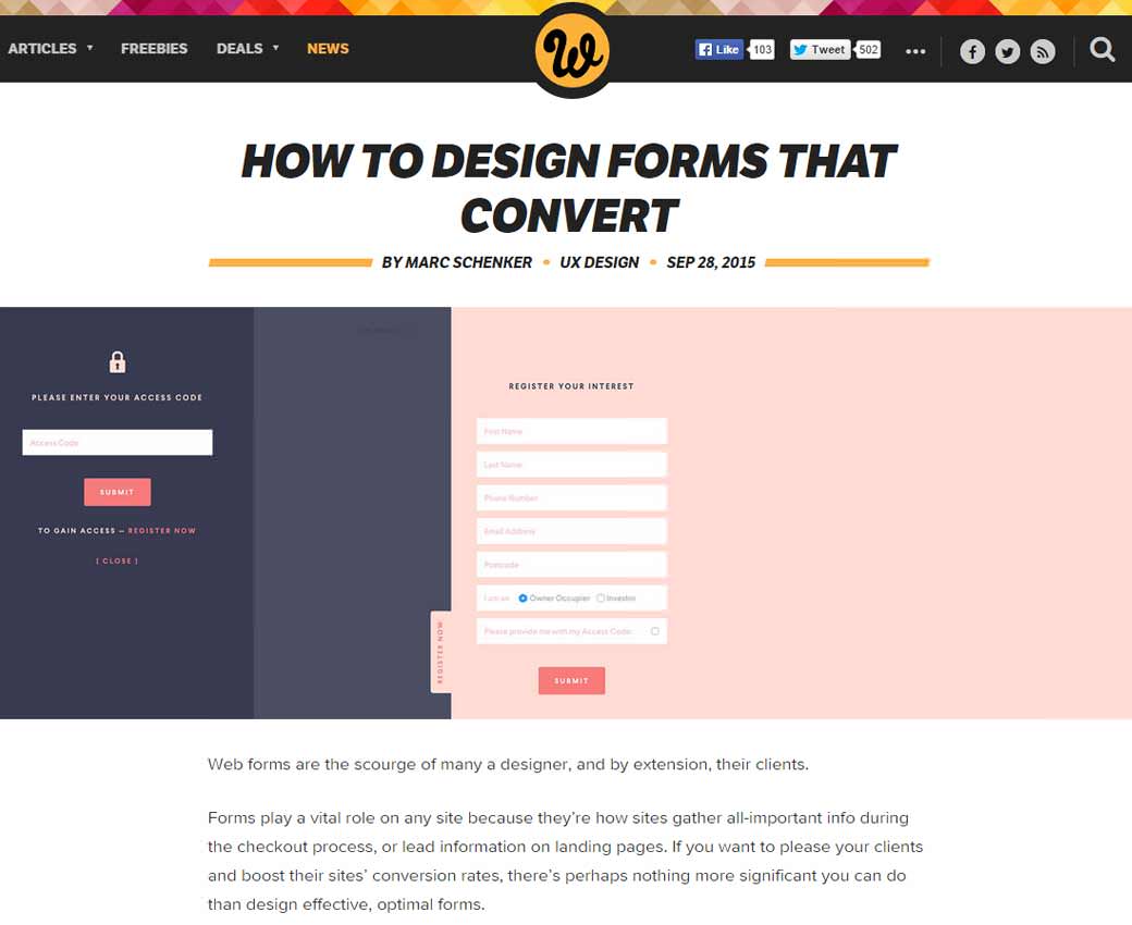 How To Build An Awesome Form 