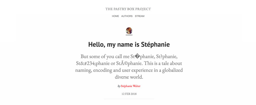 Hello, my name is St�phanie – The Pastry Box Project