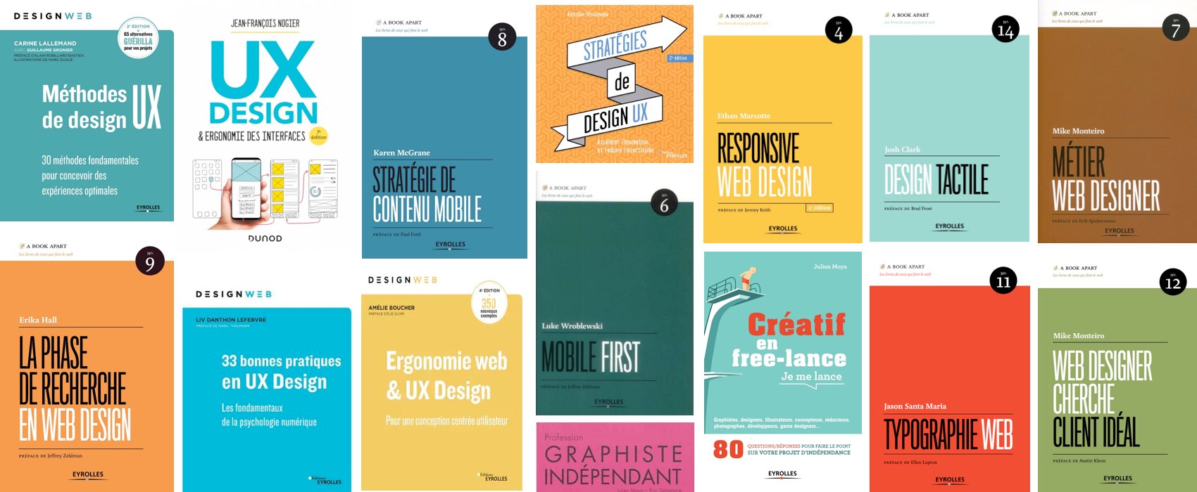 📚 Ma sélection des meilleurs livres sur l’UX Design, la recherche utilisateur, le design mobile, etc.