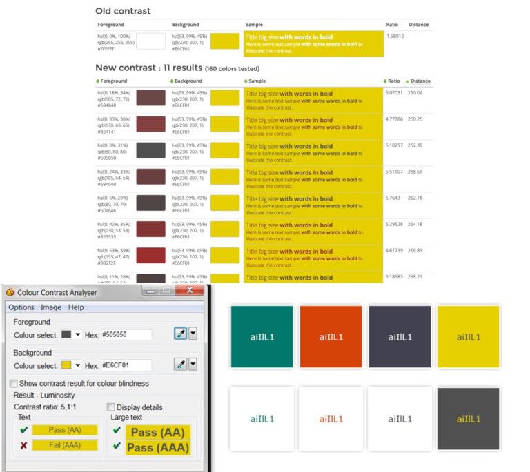 Tips To Create An Accessible And Contrasted Color Palette By Stéphanie Tips To Create An Accessible And Contrasted Color Palette By Stéphanie