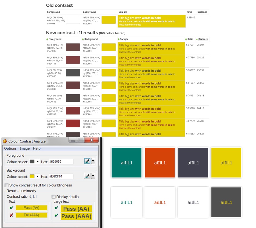 accessible color palette