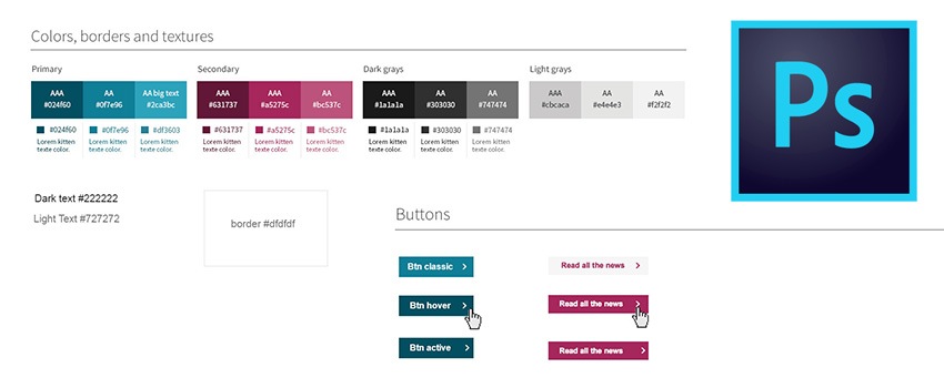 Photoshop Style Guide .PSD (and workflow)