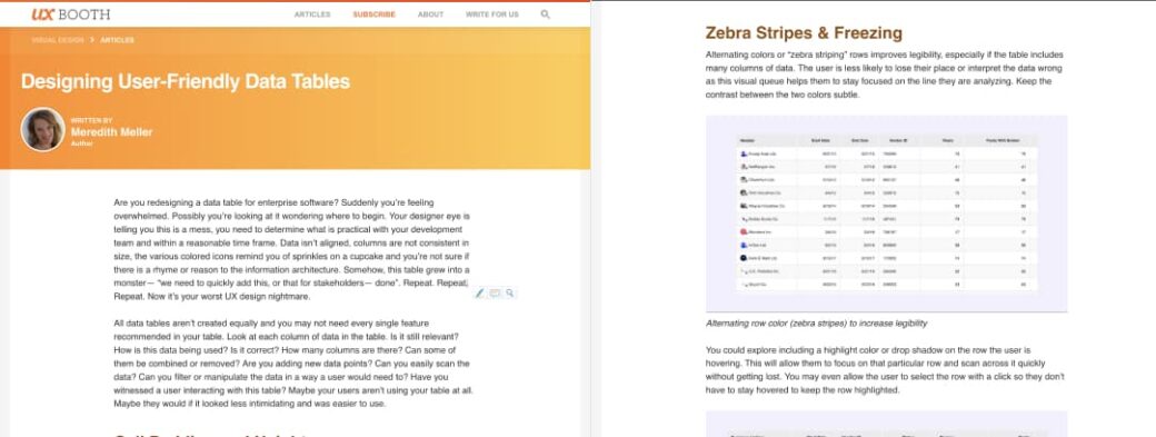 Enterprise UX: essential resources to design complex data tables by ...