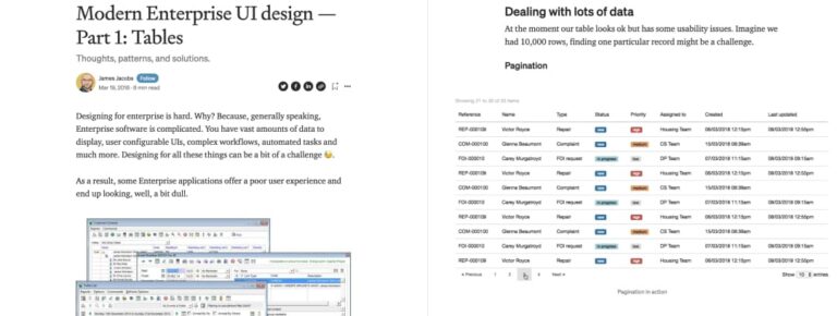 Enterprise UX: essential resources to design complex data tables by ...
