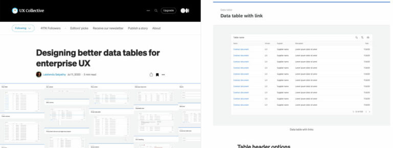 Enterprise UX: essential resources to design complex data tables by ...