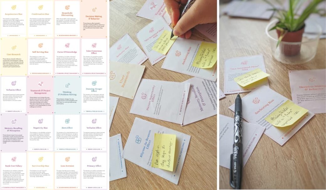 UX Cognitive Bias Cards & Workshop, by Stéphanie Walter & Laurence Vagner