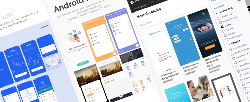 15+ Expert Resources For Mobile UI Inspiration: Patterns, Components ...