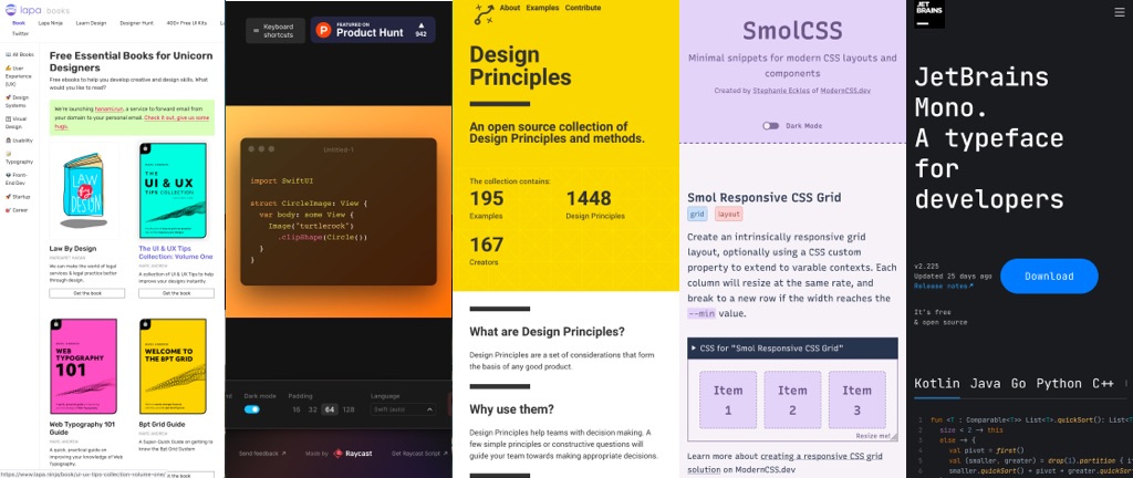 Front-of-the-front-end and back-of-the-front-end web development