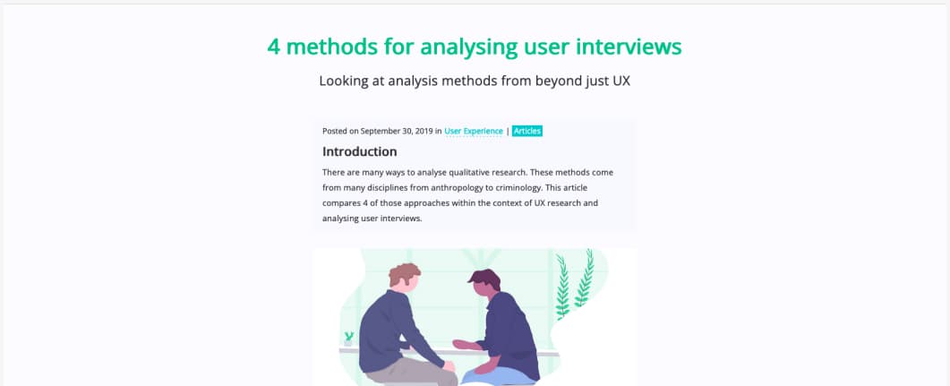4 methods for analysing user interviews - Rick Dzekman