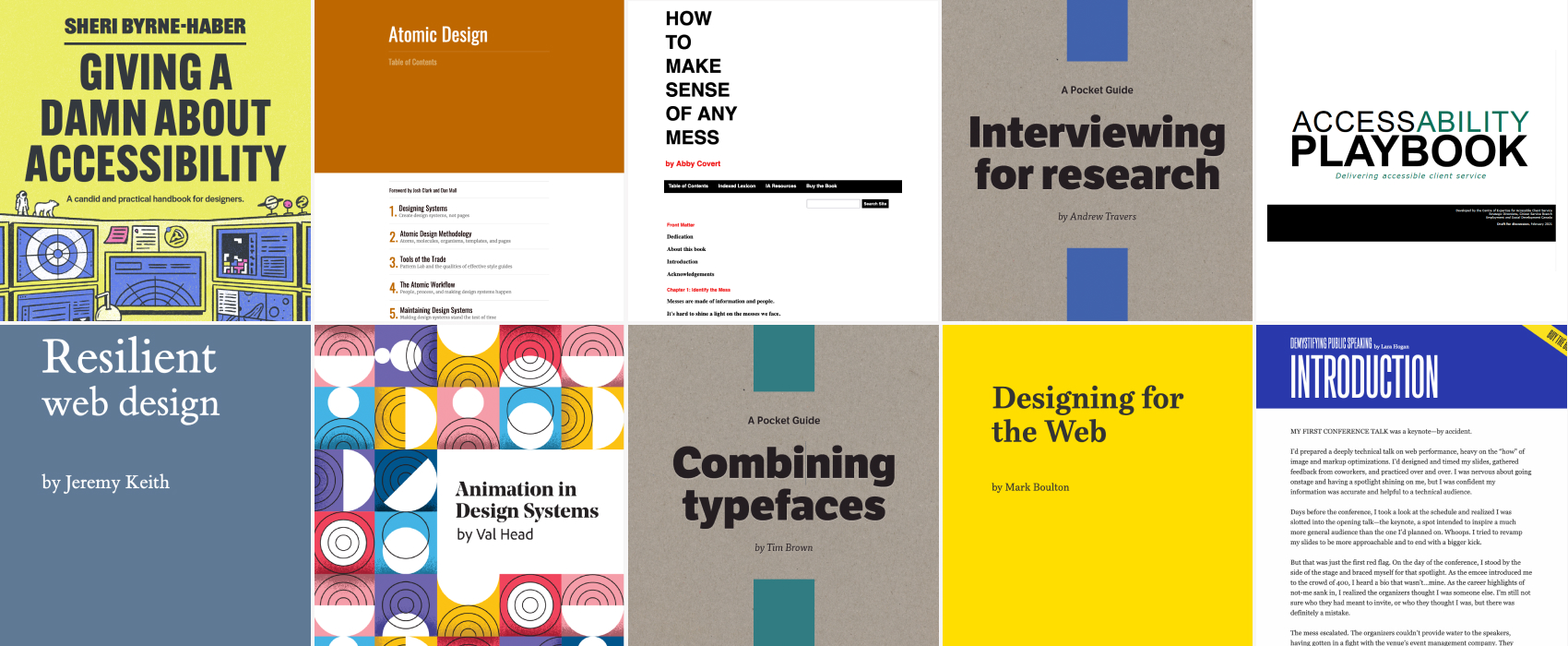My favorite 10+ free eBooks for designers (and a trick to access more books for a small fee)